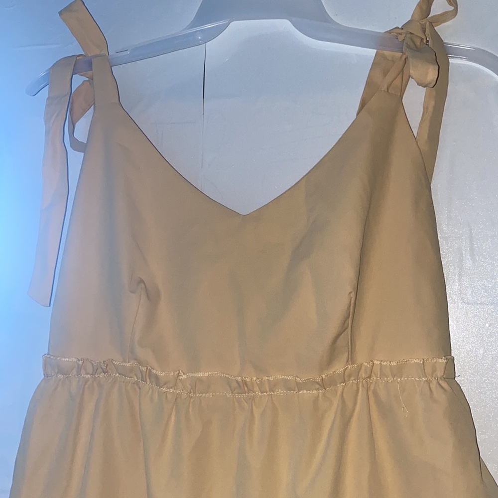 SHORT YELLOW DRESS - Picture 2 of 4
